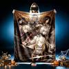 1pc Fantasy Anime Ladies Group Blanket, Cozy Valentine's Day Blanket, Multi-functional Nap Blanket Available Throughout the Four Seasons