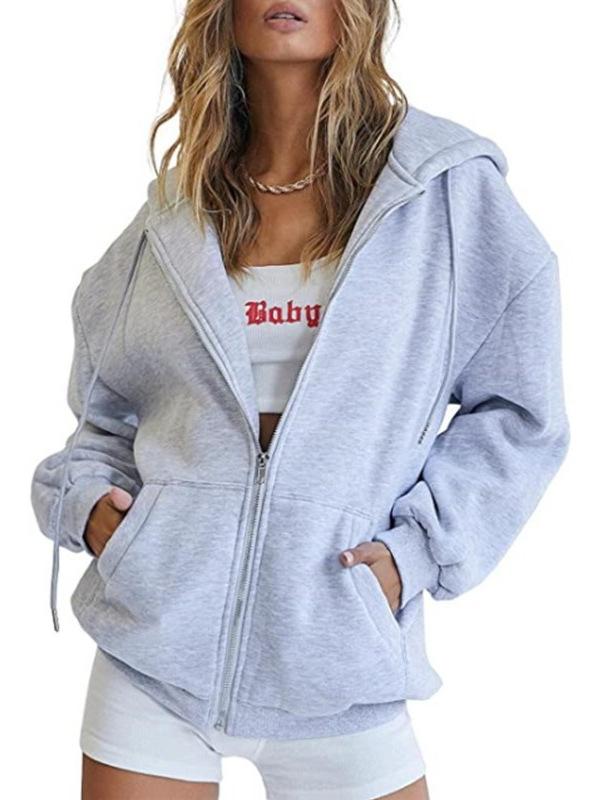 

Women s Zipper Cardigan Hooded Jacket Fleece,Lined Sweatshirt XL