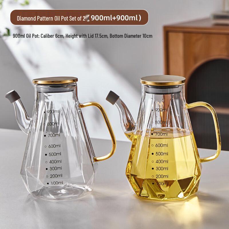 Borosilicate Glass Oil & Vinegar Dispenser