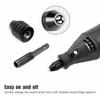 Drill Chuck Keyless Screwdriver Impact Driver Adaptor Electric Micro Motor Clamp Mini Chuck Fixture Hex Shank Drill Bits Adapter Tire Chucks 1
