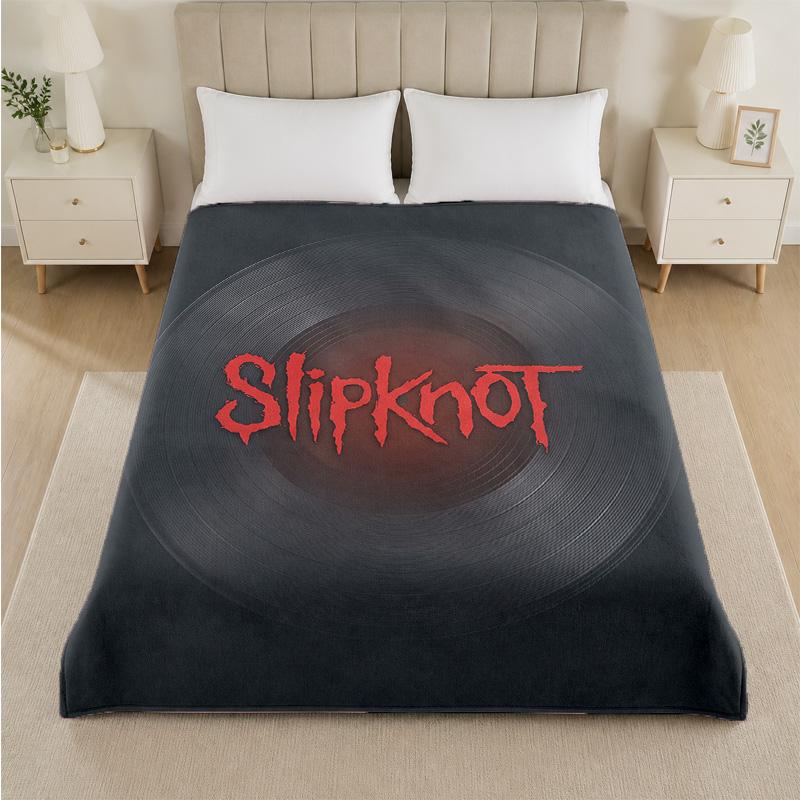Coperta in Flanella con Stampa Slipknot Morbida Leggera Coperta Pluche per Letto Divano Uso Domestico
