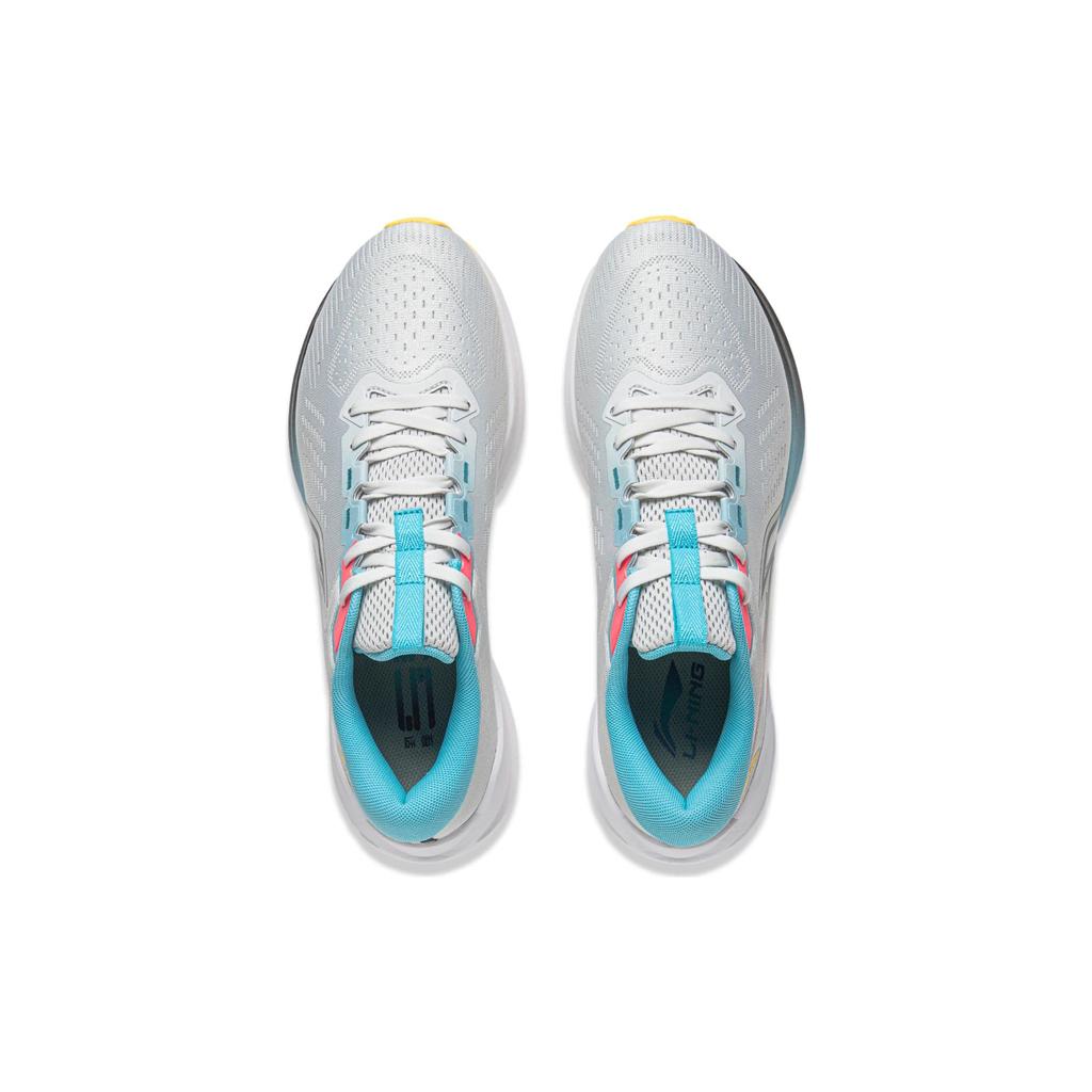 Li Ning MINE V2 Cushioning Slip Resistant Abrasion Resistant Low top Running Shoes Men's Gray Blue ARST053-9