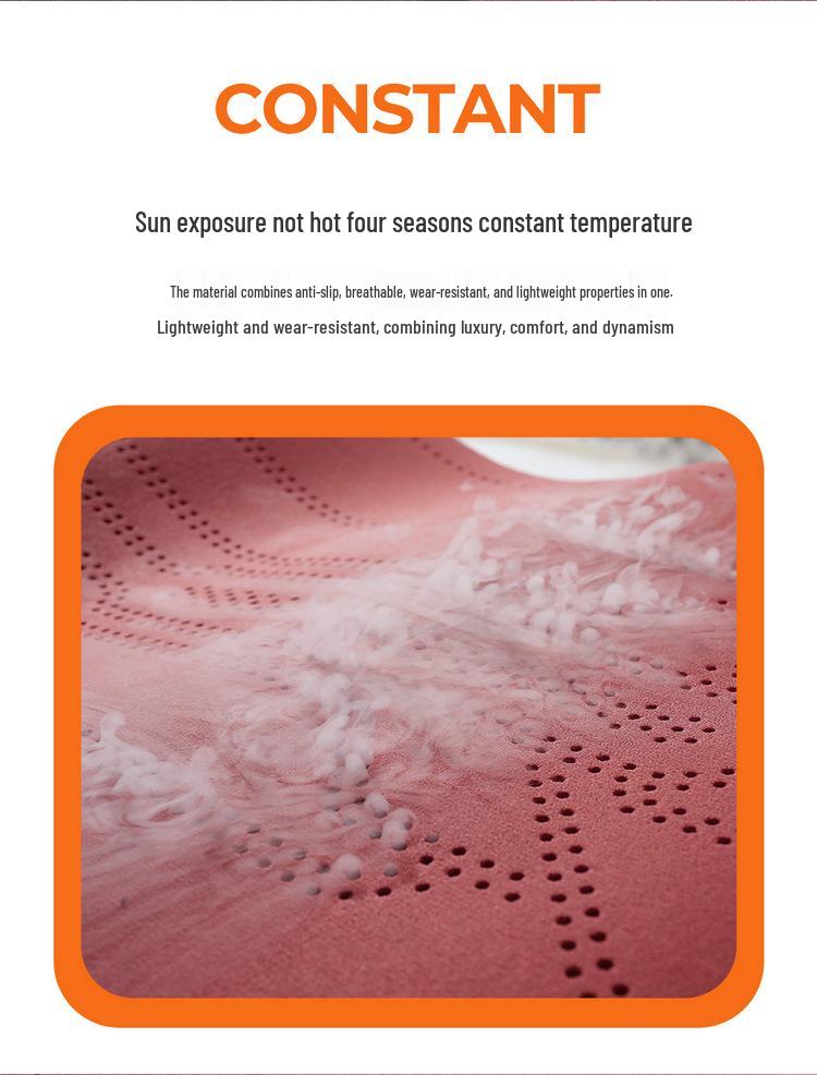 XPeng P7 Suede Car Seat Cover: Four-Season, Semi-Enclosed, Breathable Saddle Pad.