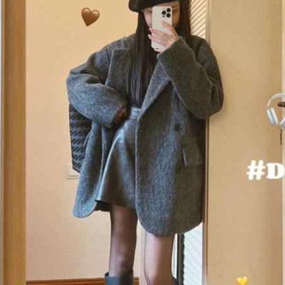 Petite Grey Wool Coat: New Autumn/Winter Style for Women