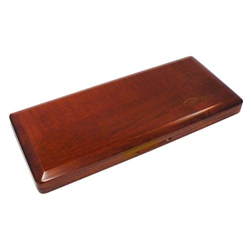 Vivace Wooden Reed Case for Clarinet and Alto Saxophone, Pack of 10, Brown