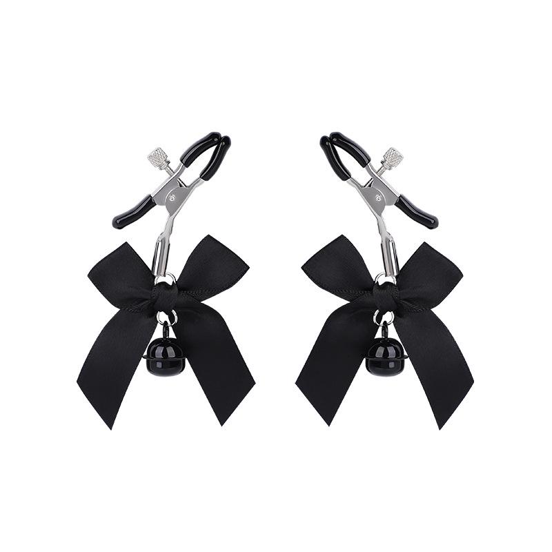 Bow Knot Bell Nipple Clamps & Anal Plugs Set – Couple's Intimate Toys Collection