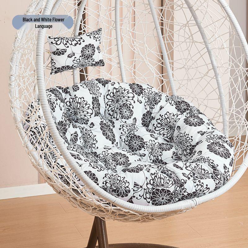 Uniwersalna, zmywalna, pogrubiona poduszka do wiszącego krzesła do huśtawki rattanowej i kosza gniazdowego