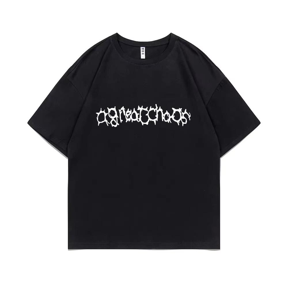 

Playboi Carti Brand Rapper Ken Carson A Great Chaos Print Tshirt Men Women Fashion Hip Hop T Shirts Unisex Pure Cotton T-shir... S
