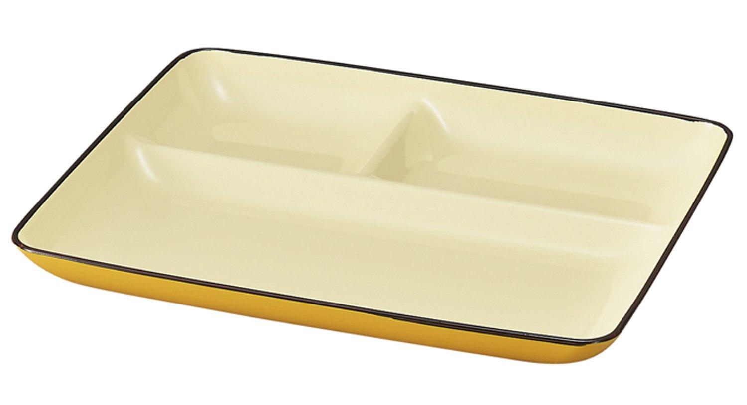 

Yamanaka Lacquer Nature Meal Plate Mustard M16193-9