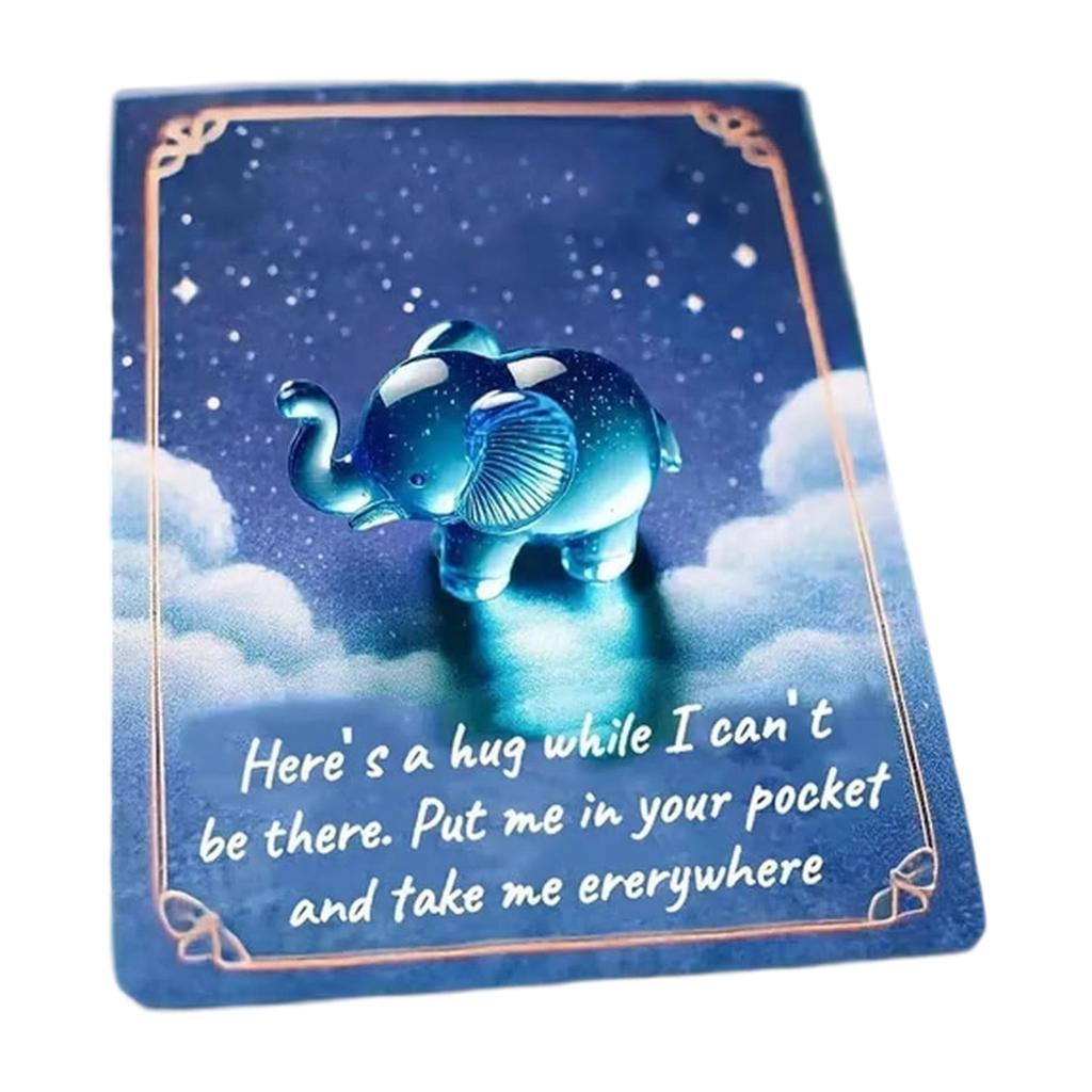 Tiny Resin Animal Miniature Elephant Figurine For Kids Birthday Party Favors Baby Showers Graduation Wedding Supplies