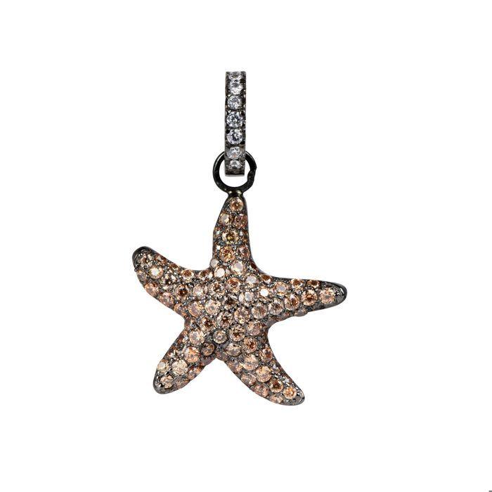 Pendentif femme - Lancaster - JLA-PEN-STAR4 - Métal plaqué or - Cristal en forme d'étoile - Élégant