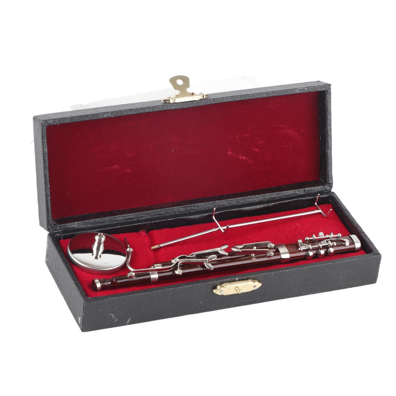 

Basson Ornaments Miniature Decoration Mini Musical Instrument Model Gift Craft 17cm