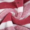 Bath Towel Wrapped In Thick and Enlarged Absorbent Face Wash, Home Wide Striped Coral Fleece Towel Set