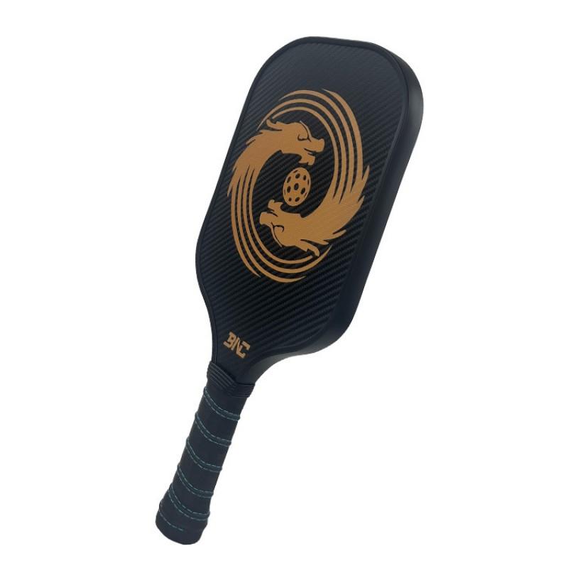 Fiberglass Honeycomb Pickleball Paddle Reinforced Handle Durable Training Racquet