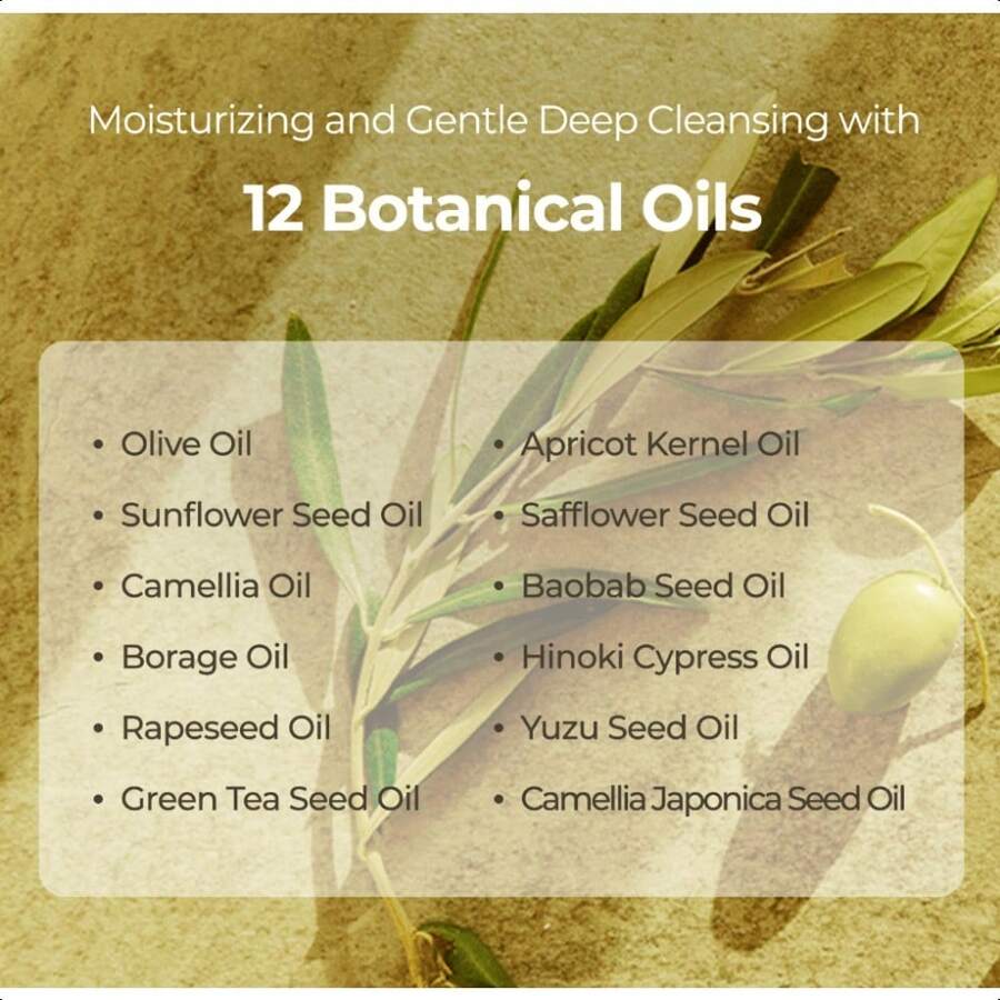 AVCA Blackhead Pure & Deep Cleansing Oil 300ml,Oil Cleanser For Face, Makeup Blackhead Remover, Normal & Oily Skin, Face Pore Cleanser