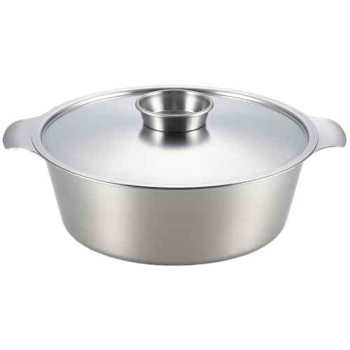 Yoshikawa Luxury Stainless Steel Shabu-Shabu Pot, 26cm, SJ1678