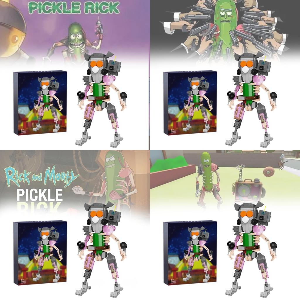Exciting Rick And Morty Pickle Rick Building Block Set For Creative Play And Fun