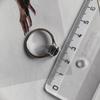 Серебряное кольцо с сапфиром nano 1.488ct, вес изделия 2,26 гр (2205999)