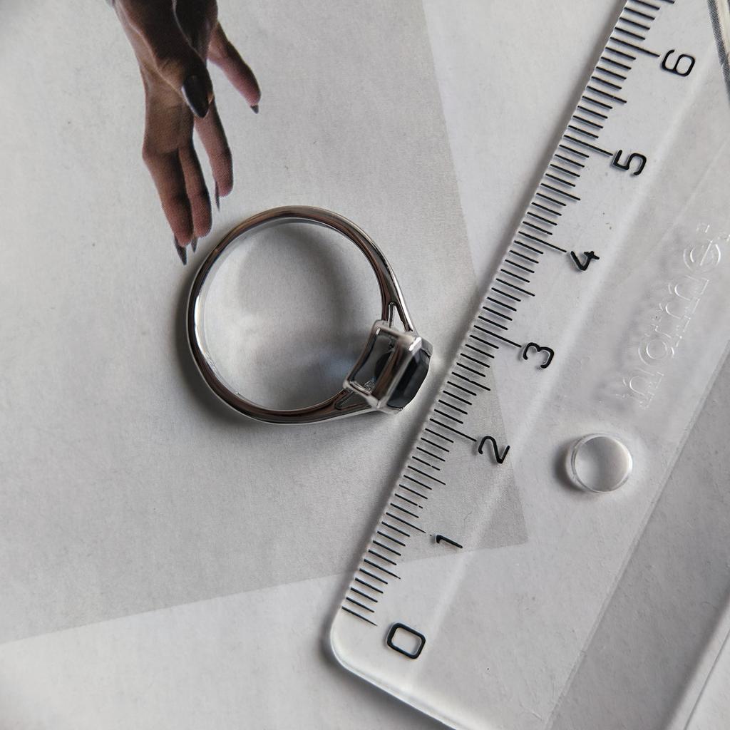 Серебряное кольцо с сапфиром nano 1.488ct, вес изделия 2,26 гр (2205999)