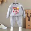 PAW PATROL Cartoon Printed Girls O Neck Hoodies and Long Pant Two Piece Sets Kids Casual Sweatshirts Set Children's Tracksuit