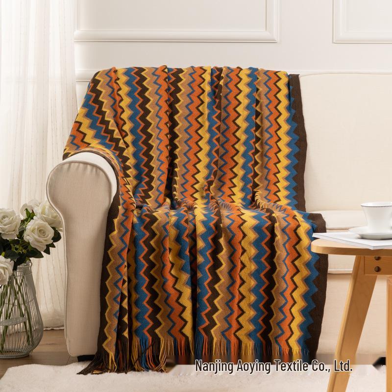 Bohemian Ethnic Tassel Sofa & Bed Throw Blanket