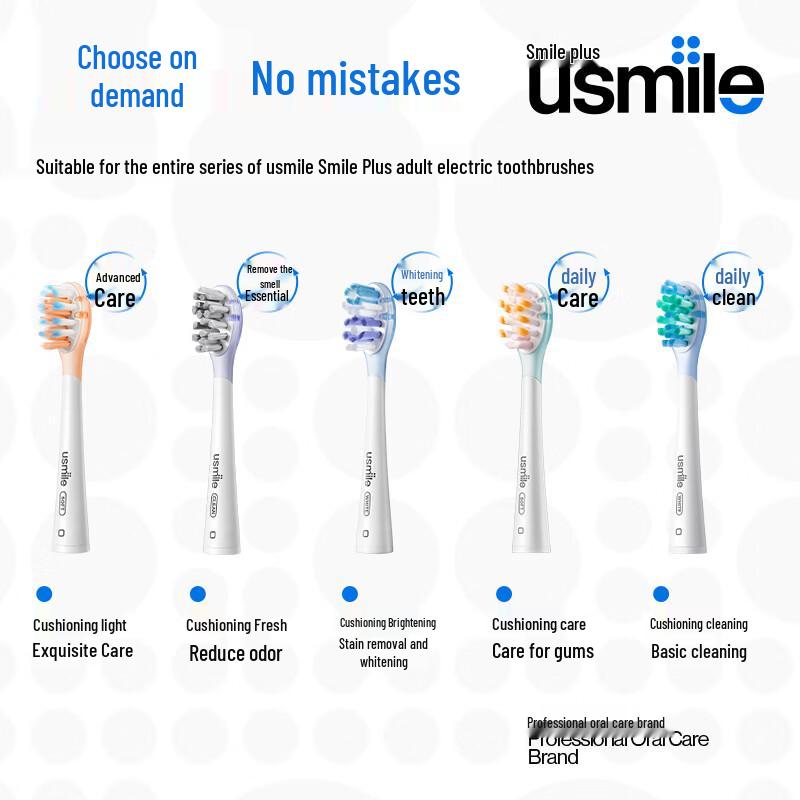 usmile Erwachsenen Elektrische Zahnbürste Ersatzköpfe