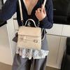 Retro Small Bag Women's Fashion New Messenger Bag College Style Advanced Commuter Student Backpack