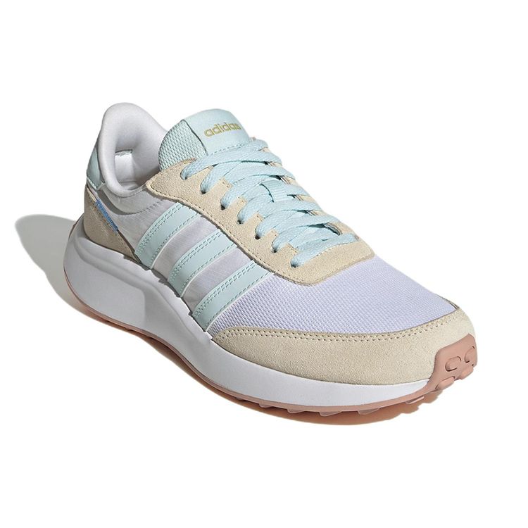 Adidas Neo Run 70S Fabric Mesh Suede Sports Durable Breathable Low-Top Lifestyle Shoes Women sneaker White Blue GX1724