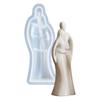 DIY Abstract Couple Silicone Molds Ornaments Handmade Plaster Cement Epoxy Resin Mold Reusable Nonstick Soap Mould