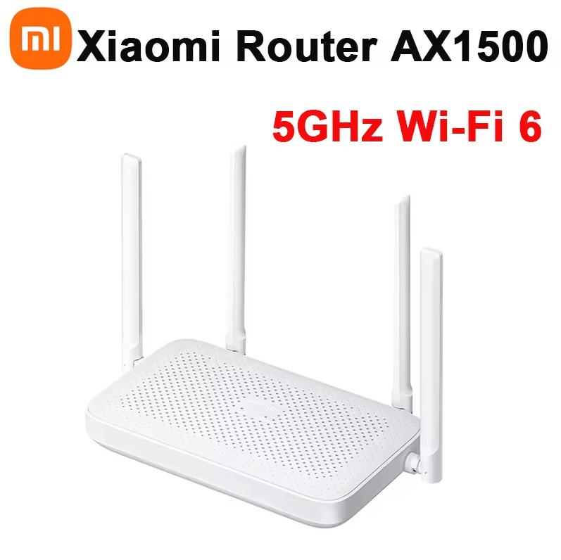 Xiaomi Router AX1500 Sieć Wysokiej Prędkości 5G WiFi 6 Gigabitowy Adaptacyjny Port Sieciowy Mesh Bezprzewodowy Domowy Router Pokrywający Cały Dom