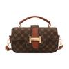 Printing Temperament Retro 2025 Large Capacity Casual New Portable Shoulder Crossbody Armpit Small Square Bag