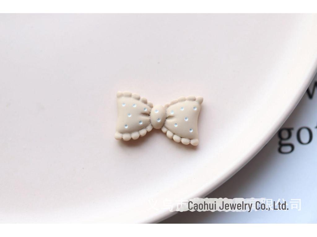Pink Coffee Cherry Bow DIY Jewelry Accessories for Little Girls