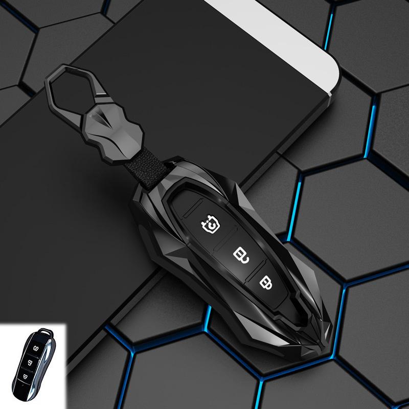 Zinc Alloy Car Key Cover Plastic Key Case Keychain For Dongfeng Fengguang Dfsk Glory 580 Fengon Ix5 Ix7 Seres Sf5