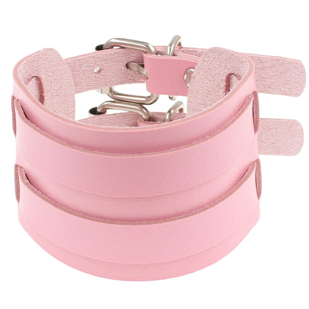 Korean Punk Style Couple's Rivet Leather Bracelet - Non-Mainstream Rock Fashion Jewelry.