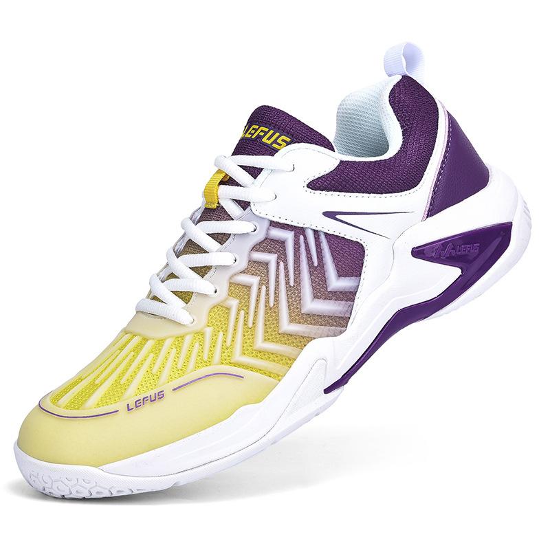 Carbon board cushioning rebound wear-resistant professional badminton training shoes large size breathable mesh casual sports shoes