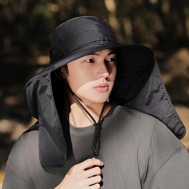 Breathable Outdoor Cycling Neck Cover Men Women Anti Sun Hiking Bucket Hat