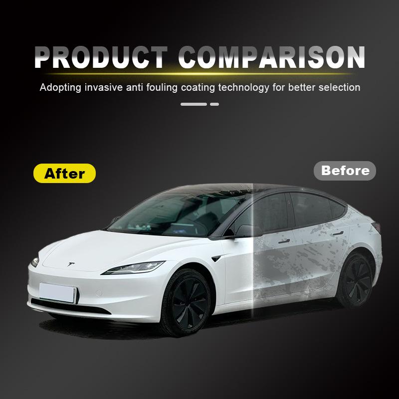 Tesla Cybertruck TPU Protective Film: Full Car Paint Mask Cover