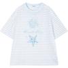 Mucmukn Girls' Lyocell Cool-Touch Striped T-shirt