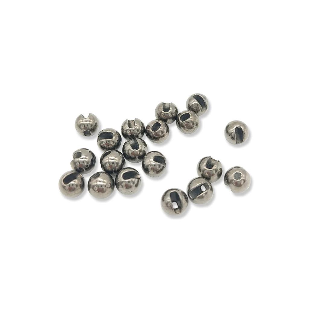 Orlud Fishing Gear Tungsten Fly Tying Beads Round Vertical Slit