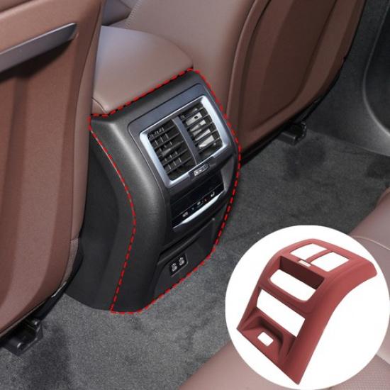 Volcano Red Rear Air Outlet Frame Cover Trim For BMW X3 iX3 X4 -