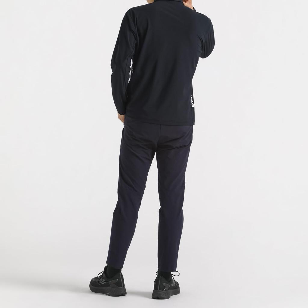 Move Sports Mini Pique Long Sleeve Polo Shirt ST4FLSZ0MB_BK00_L