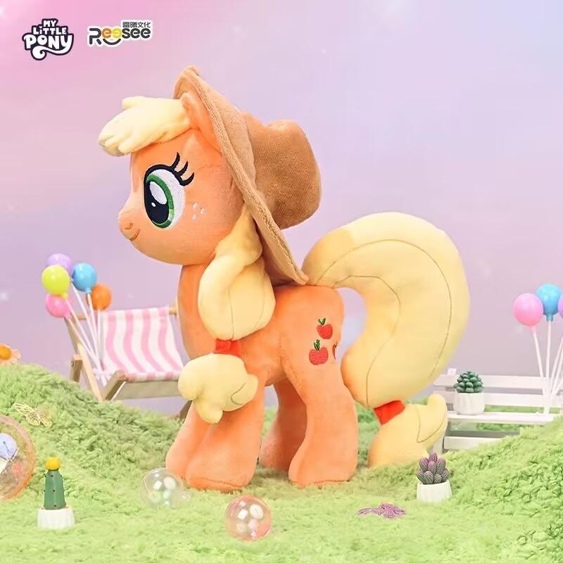 My Little Pony Plush Toy Anime Rainbow Dash Rarity Twilight Sparkle Fluttershy Pinkie Pie Applejack Stuffed Ornament Doll Gift