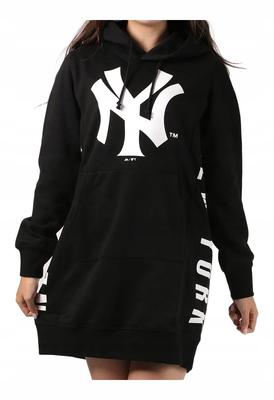 Bluza Z Kapturem Długa New York Yankees Majestic L