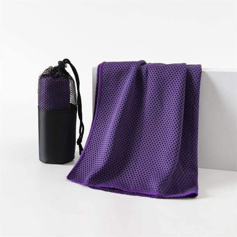 Cooling Towel Quick Drying Soft Breathable Microfiber Anti Sunstroke for Student Summer Outdoor Activity 1Pcs