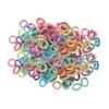 Stylish Hair Ties for Kids and Babies, Large Pack of 100, Cute, Tangle-Free, Simple, for Girls, Kindergarten Hair Accessories (Color)