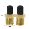1/2pcs Professional 1/4 NPT 1/8 NPT M10 Car Tire Valve Core Air Compressor Tanks Fill Valve Anti-Corrosion Schrader Valves