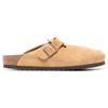 Birkenstock Boston Suede Leather Latte Cream Men Sneakers 1026181
