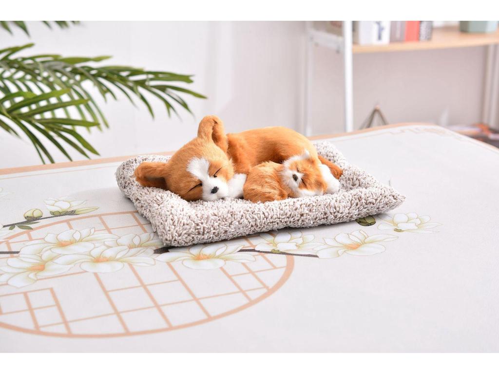 Activated Carbon Dog Ornament for Car Interior, Bamboo Charcoal Bag Decor