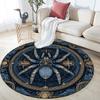 Spider pattern round rug,Carpet Rug for Living Room Bedroom Playroom ,Non-slip Floor Mat,Holiday Gifts and Birthday Gifts.