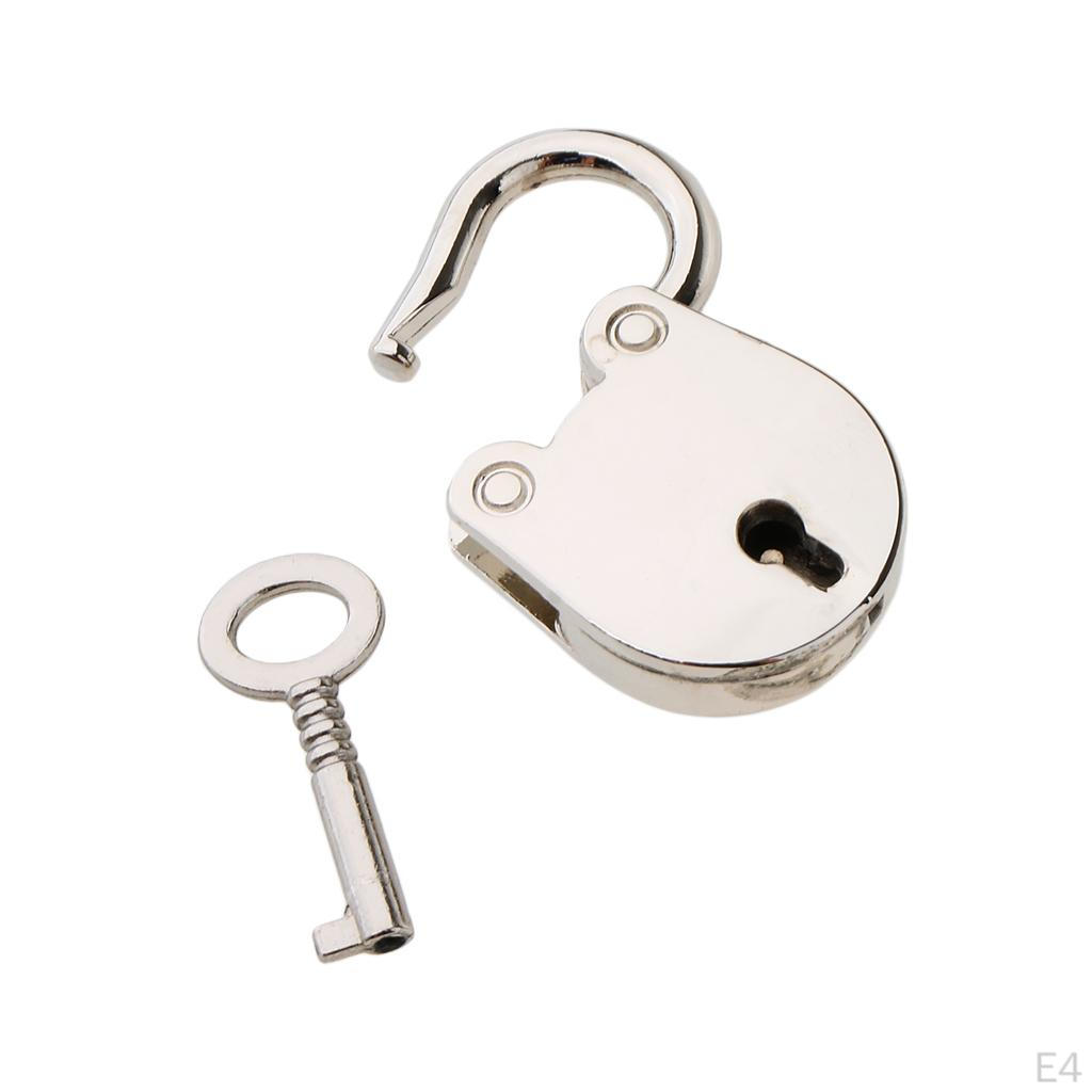 23mm Mini Padlock Cabinet Dresser Drawer Travel Suitcase Luggage Bag Handbag Pad Lock Keep